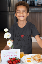 Load image into Gallery viewer, I Love My Bhaiya Half Sleeves T-Shirt for Boy-KidsFashionVilla
