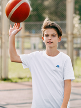 Load image into Gallery viewer, Blue Rose Minimals Half Sleeves T-Shirt for Boy-KidsFashionVilla
