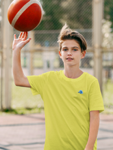 Load image into Gallery viewer, Blue Rose Minimals Half Sleeves T-Shirt for Boy-KidsFashionVilla
