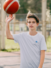 Load image into Gallery viewer, Blue Rose Minimals Half Sleeves T-Shirt for Boy-KidsFashionVilla
