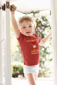 Custom Name I love My Mami So Much Half Sleeves T-Shirt for Boy-KidsFashionVilla