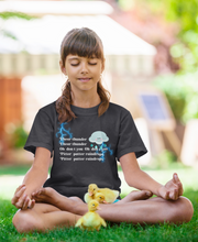 Load image into Gallery viewer, I Hear Thunder Poem Half Sleeves T-Shirt For Girls -KidsFashionVilla
