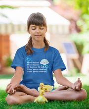 Load image into Gallery viewer, I Hear Thunder Poem Half Sleeves T-Shirt For Girls -KidsFashionVilla
