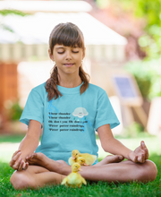 Load image into Gallery viewer, I Hear Thunder Poem Half Sleeves T-Shirt For Girls -KidsFashionVilla
