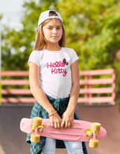 Load image into Gallery viewer, Hello Kitty Half Sleeves T-Shirt For Girls -KidsFashionVilla
