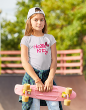 Load image into Gallery viewer, Hello Kitty Half Sleeves T-Shirt For Girls -KidsFashionVilla
