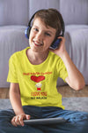 Custom Name I love My Chachi So Much Half Sleeves T-Shirt for Boy-KidsFashionVilla