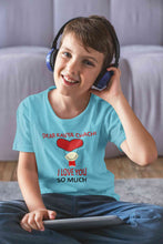 Load image into Gallery viewer, Custom Name I love My Chachi So Much Half Sleeves T-Shirt for Boy-KidsFashionVilla
