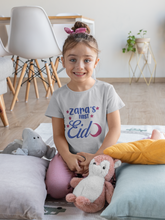 Load image into Gallery viewer, 1st Eid Custom Name Half Sleeves T-Shirt For Girls -KidsFashionVilla
