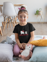 Load image into Gallery viewer, Hello Kitty Half Sleeves T-Shirt For Girls -KidsFashionVilla
