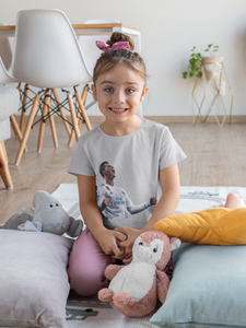 Ronaldo Half Sleeves T-Shirt For Girls -KidsFashionVilla