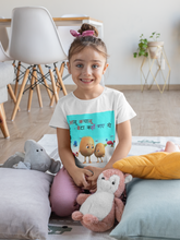Load image into Gallery viewer, Aloo Kachaloo Poem Half Sleeves T-Shirt For Girls -KidsFashionVilla
