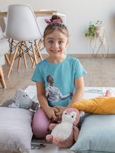 Load image into Gallery viewer, Ronaldo Half Sleeves T-Shirt For Girls -KidsFashionVilla
