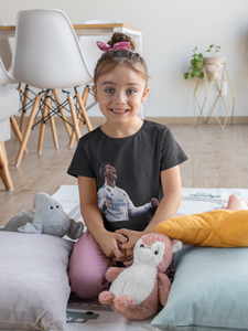 Ronaldo Half Sleeves T-Shirt For Girls -KidsFashionVilla