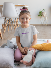 Load image into Gallery viewer, Antisocial Minimals Half Sleeves T-Shirt For Girls -KidsFashionVilla
