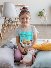 Load image into Gallery viewer, Aloo Kachaloo Poem Half Sleeves T-Shirt For Girls -KidsFashionVilla
