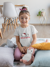 Load image into Gallery viewer, Hello Kitty Half Sleeves T-Shirt For Girls -KidsFashionVilla
