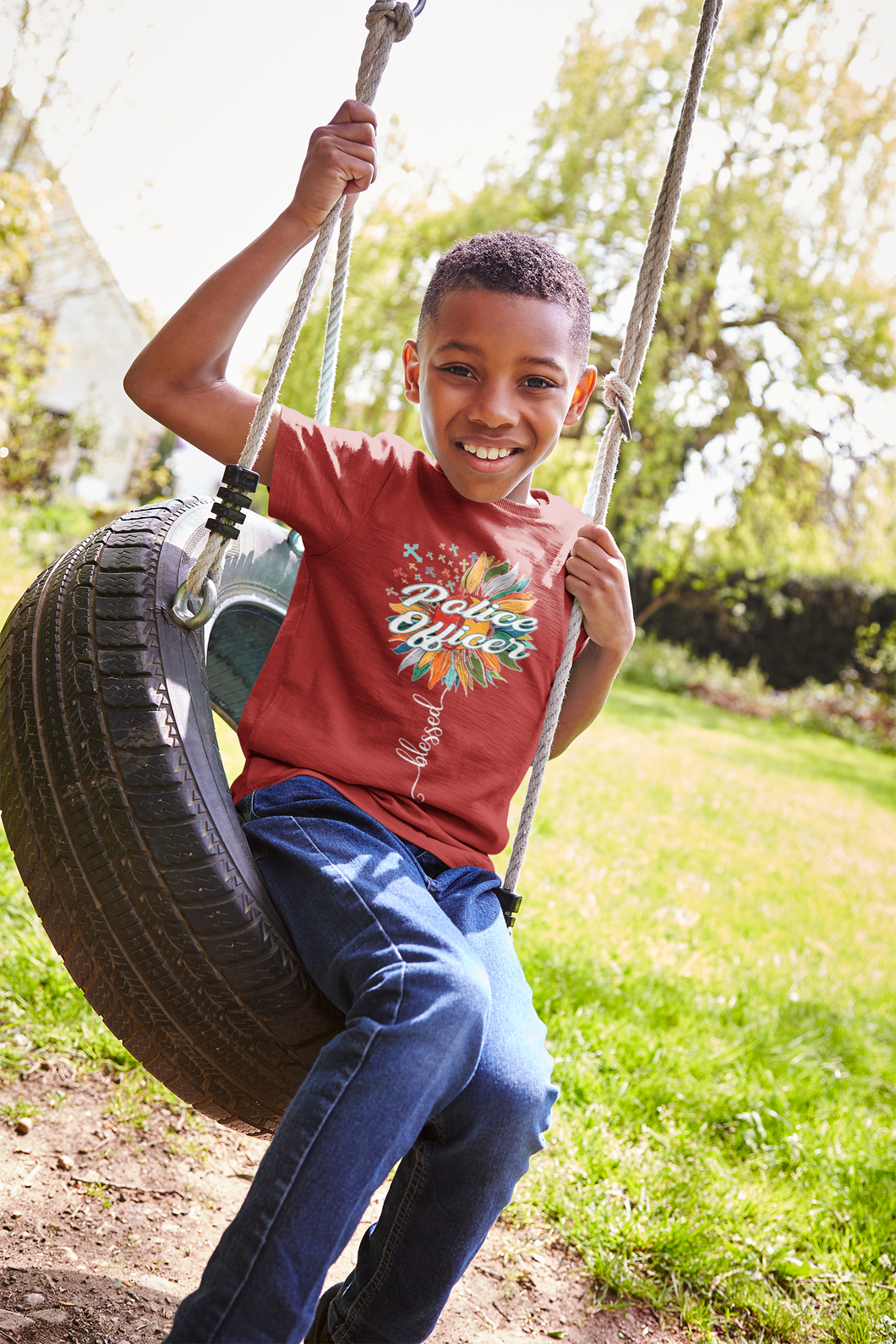 Future Police Half Sleeves T-Shirt for Boy-KidsFashionVilla
