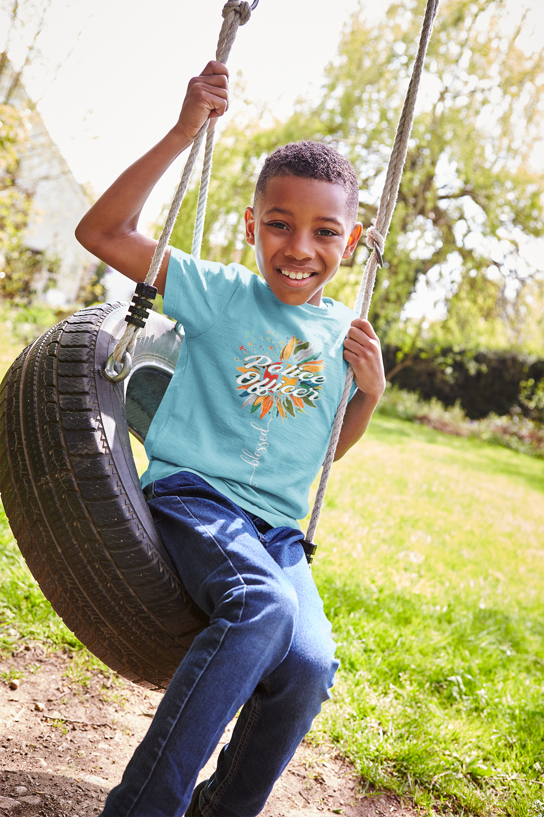 Future Police Half Sleeves T-Shirt for Boy-KidsFashionVilla