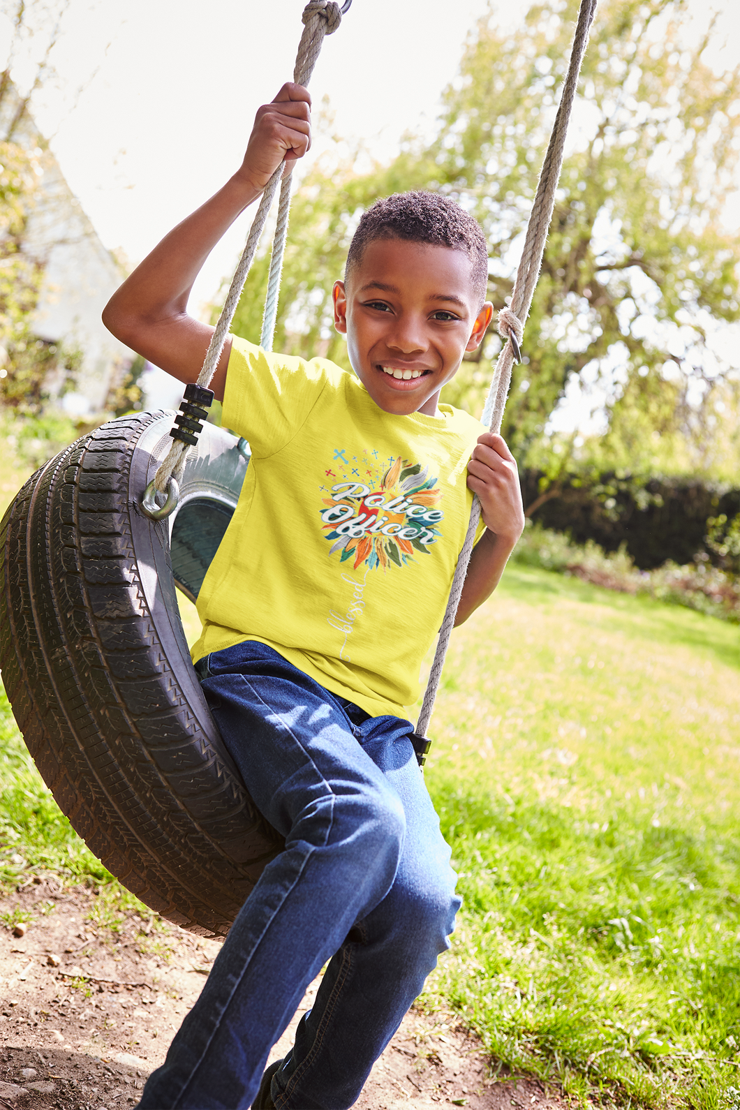 Future Police Half Sleeves T-Shirt for Boy-KidsFashionVilla