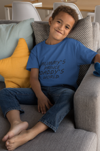 Load image into Gallery viewer, MUMMYS PRINCE DADDYS WORLD Half Sleeves T-Shirt for Boy-KidsFashionVilla
