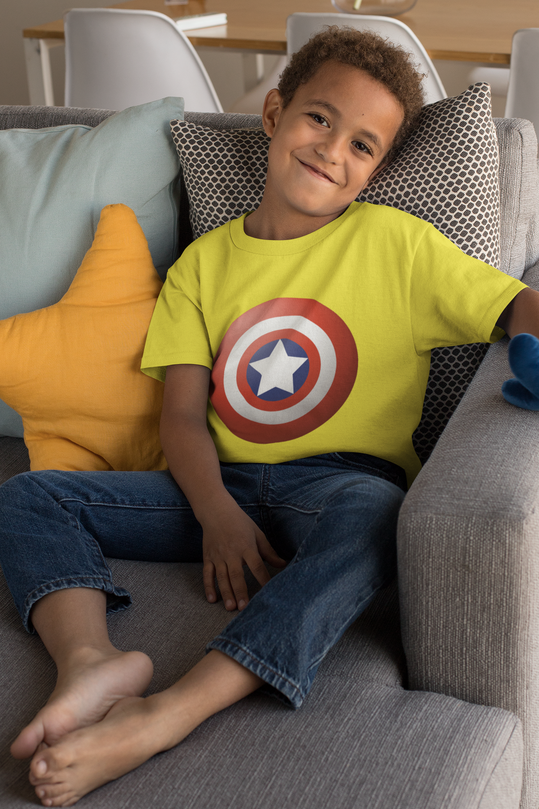 Superhero Half Sleeves T-Shirt for Boy-KidsFashionVilla