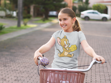 Load image into Gallery viewer, Cute Cartoon Half Sleeves T-Shirt For Girls -KidsFashionVilla
