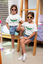 Load image into Gallery viewer, Two Peas In A Pod Sisters Matching Kids Half Sleeves T-Shirts -KidsFashionVilla
