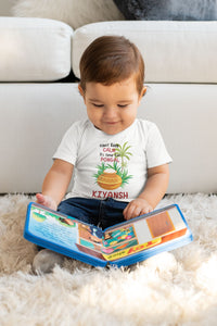 Custom Name Time For Pongal Makar Sankranti Half Sleeves T-Shirt for Boy-KidsFashionVilla