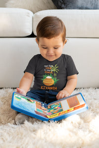 Custom Name Time For Pongal Makar Sankranti Half Sleeves T-Shirt for Boy-KidsFashionVilla