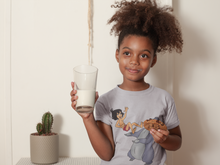Load image into Gallery viewer, Cute Cartoon Half Sleeves T-Shirt For Girls -KidsFashionVilla
