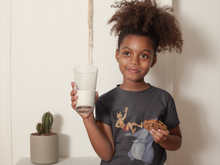 Load image into Gallery viewer, Cute Cartoon Half Sleeves T-Shirt For Girls -KidsFashionVilla
