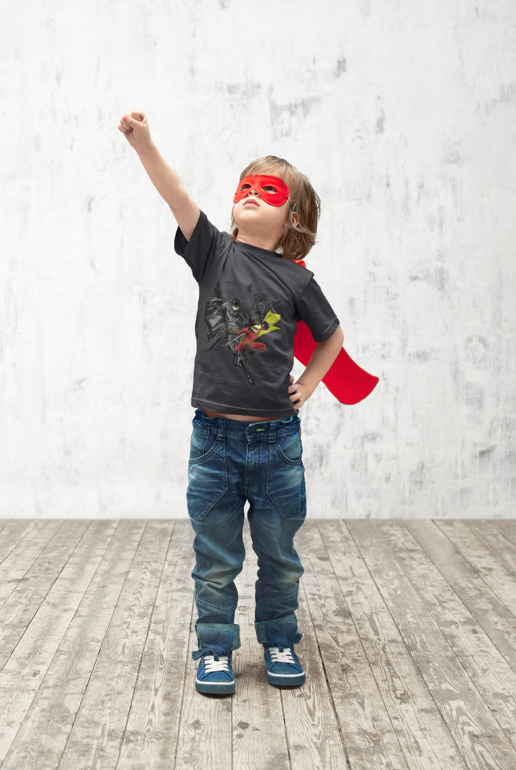 Superhero Half Sleeves T-Shirt for Boy-KidsFashionVilla