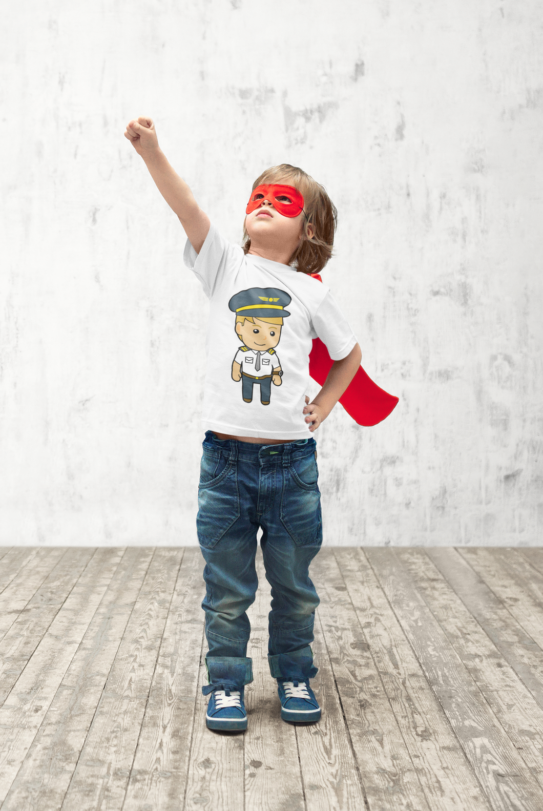 Future Pilot Half Sleeves T-Shirt for Boy-KidsFashionVilla