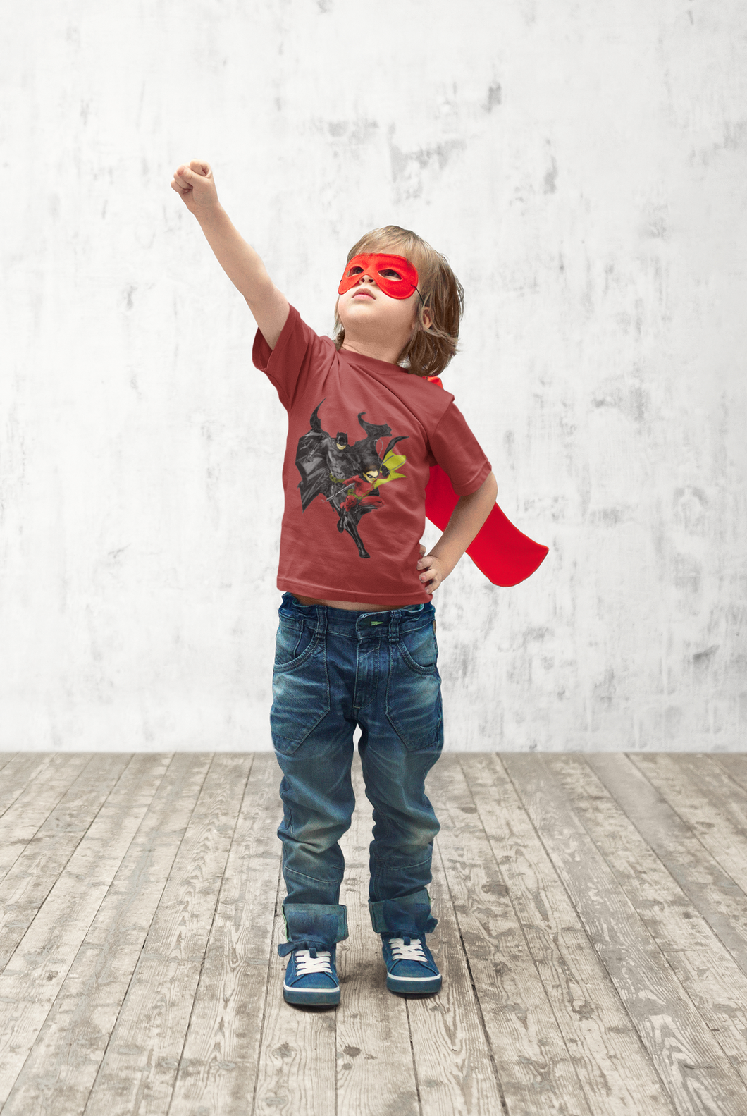Superhero Half Sleeves T-Shirt for Boy-KidsFashionVilla