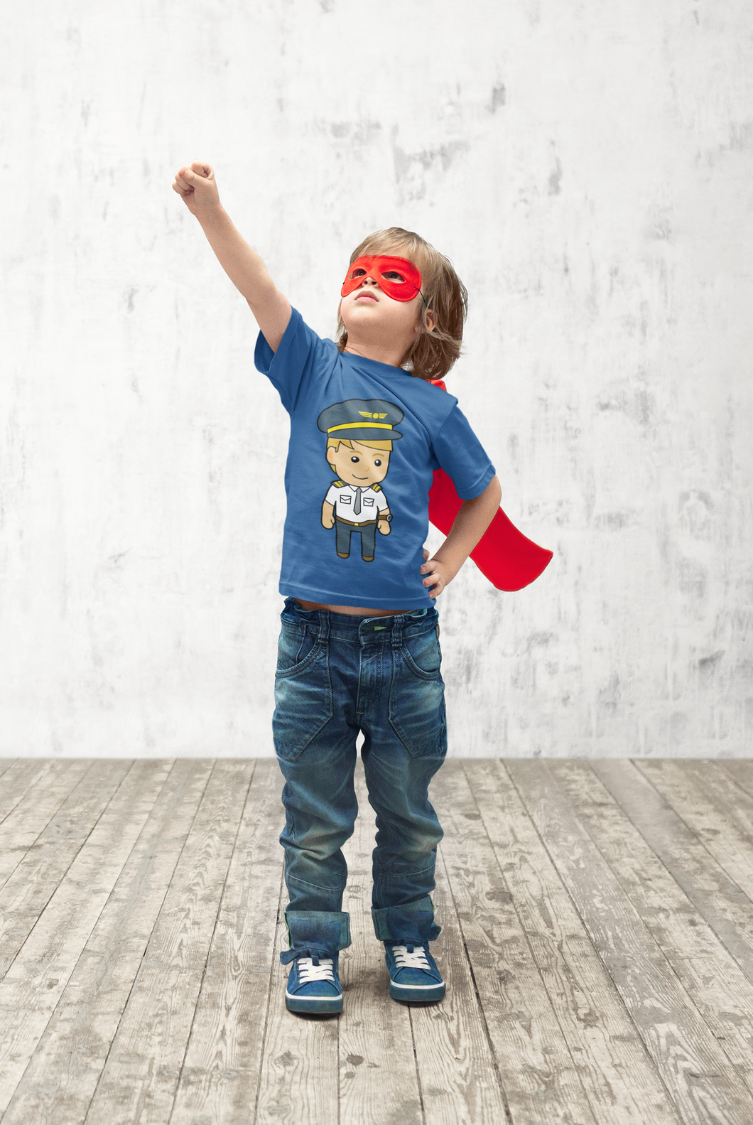 Future Pilot Half Sleeves T-Shirt for Boy-KidsFashionVilla