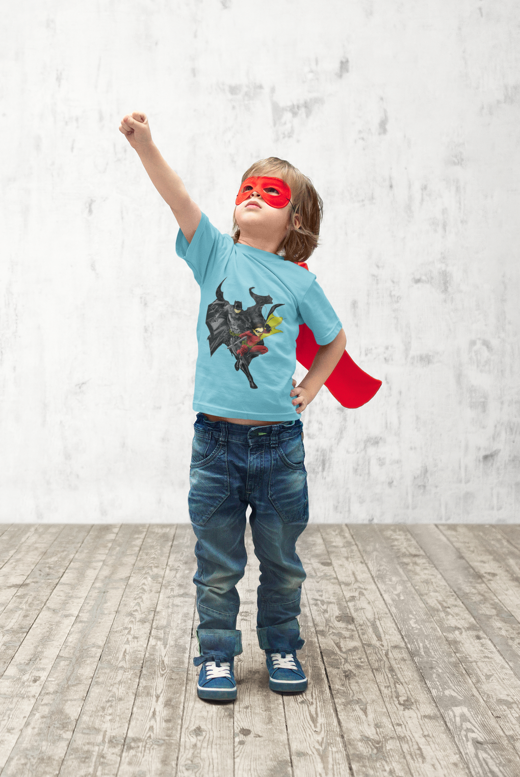Superhero Half Sleeves T-Shirt for Boy-KidsFashionVilla