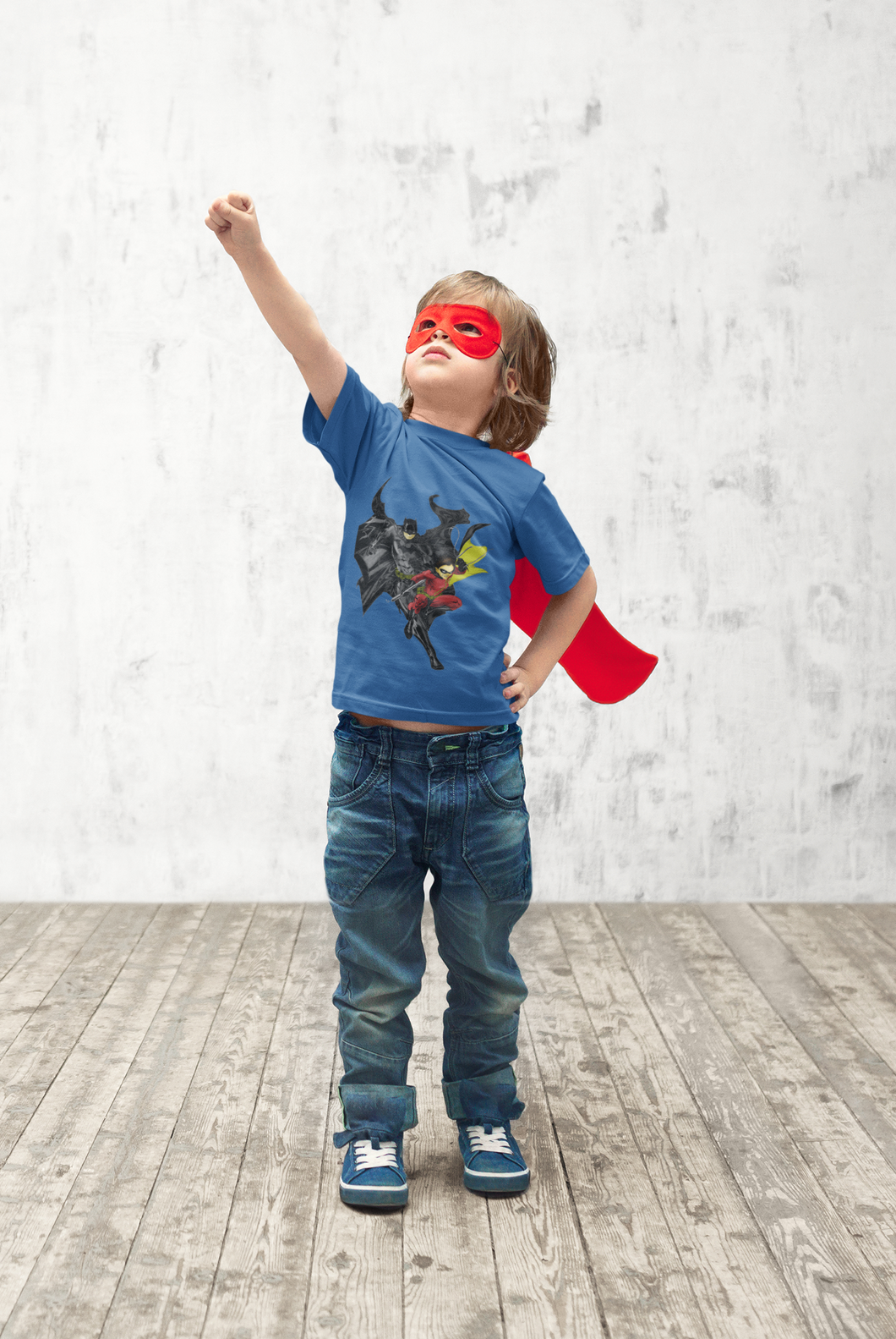 Superhero Half Sleeves T-Shirt for Boy-KidsFashionVilla
