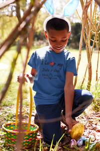 I Love Dada Dadi Half Sleeves T-Shirt for Boy-KidsFashionVilla