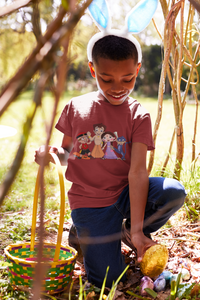 Cute Cartoon Half Sleeves T-Shirt for Boy-KidsFashionVilla