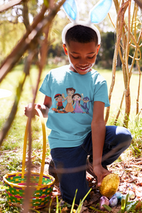 Cute Cartoon Half Sleeves T-Shirt for Boy-KidsFashionVilla