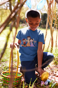 Cute Cartoon Half Sleeves T-Shirt for Boy-KidsFashionVilla