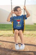 Load image into Gallery viewer, Custom Name I love My Uncle So Much Half Sleeves T-Shirt for Boy-KidsFashionVilla
