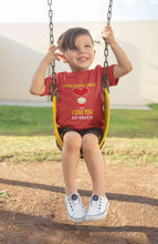 Load image into Gallery viewer, Custom Name I love My Uncle So Much Half Sleeves T-Shirt for Boy-KidsFashionVilla
