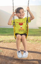 Load image into Gallery viewer, Custom Name I love My Uncle So Much Half Sleeves T-Shirt for Boy-KidsFashionVilla
