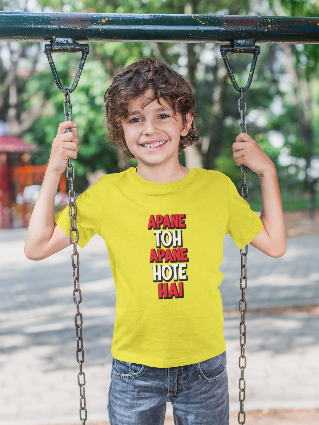 Apne Toh Apne Hote Hain Half Sleeves T-Shirt for Boy-KidsFashionVilla