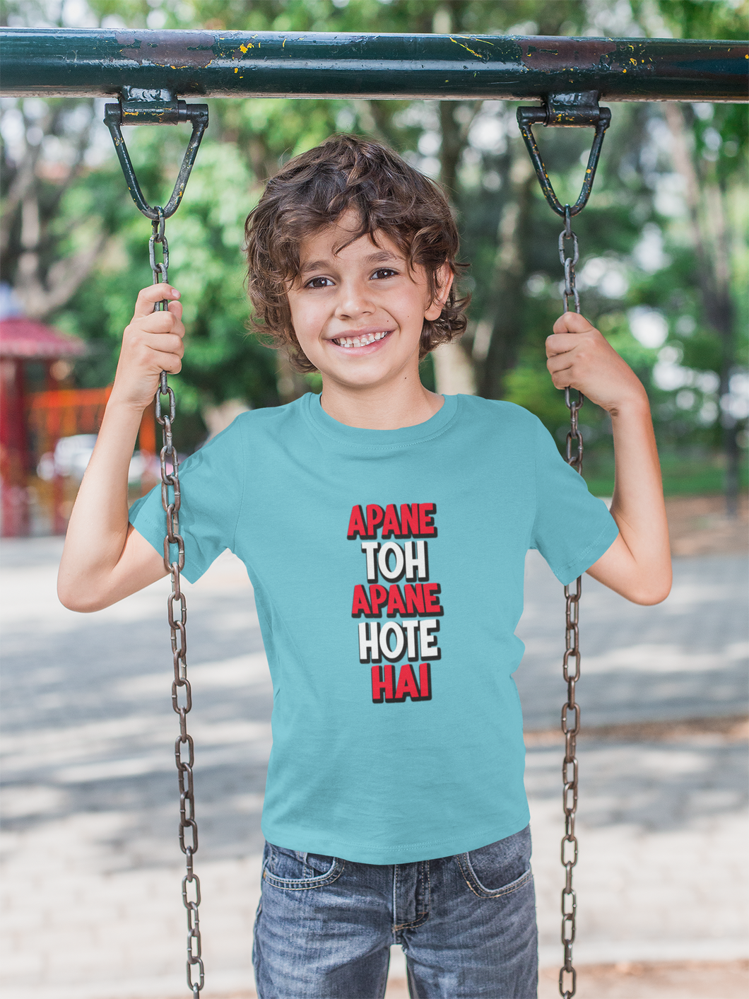 Apne Toh Apne Hote Hain Half Sleeves T-Shirt for Boy-KidsFashionVilla