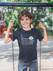 I Hear Thunder Poem Half Sleeves T-Shirt for Boy-KidsFashionVilla