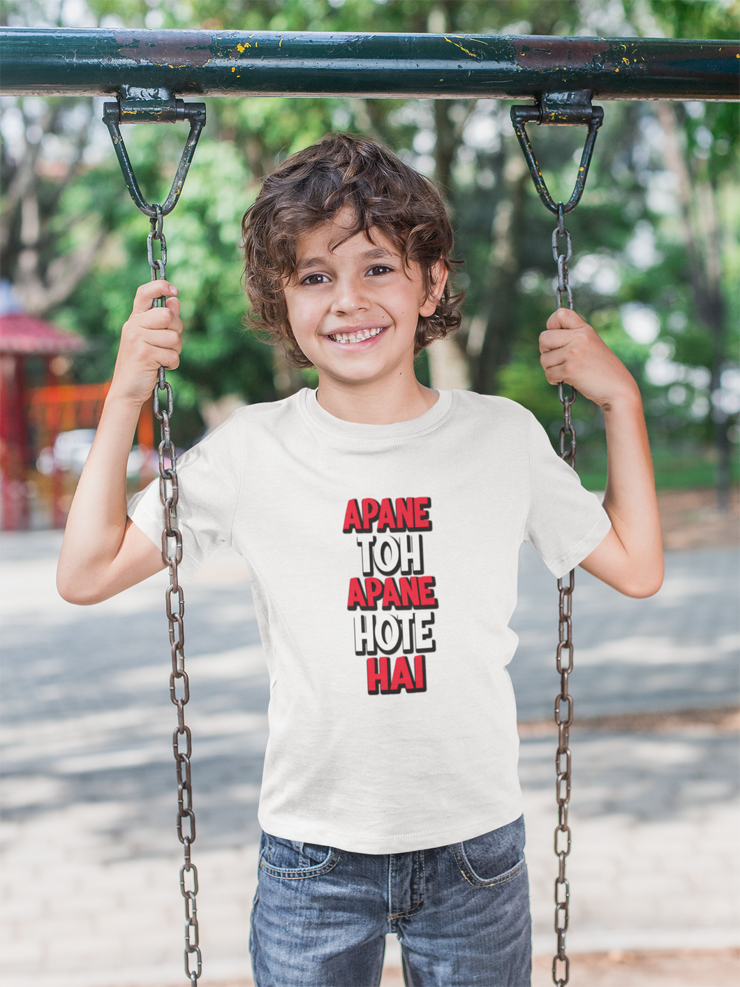 Apne Toh Apne Hote Hain Half Sleeves T-Shirt for Boy-KidsFashionVilla