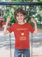 Load image into Gallery viewer, Custom Name I love My Bhaiya So Much Half Sleeves T-Shirt for Boy-KidsFashionVilla
